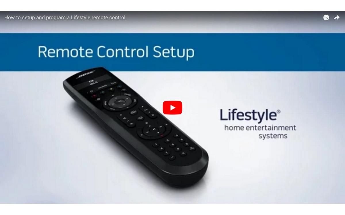 How to setup and program a Lifestyle remote control